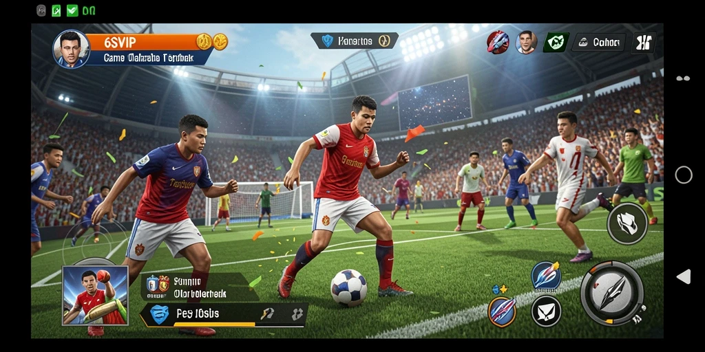 Tampilan gameplay 6SVIP menampilkan keseruan olahraga yang mendebarkan.
