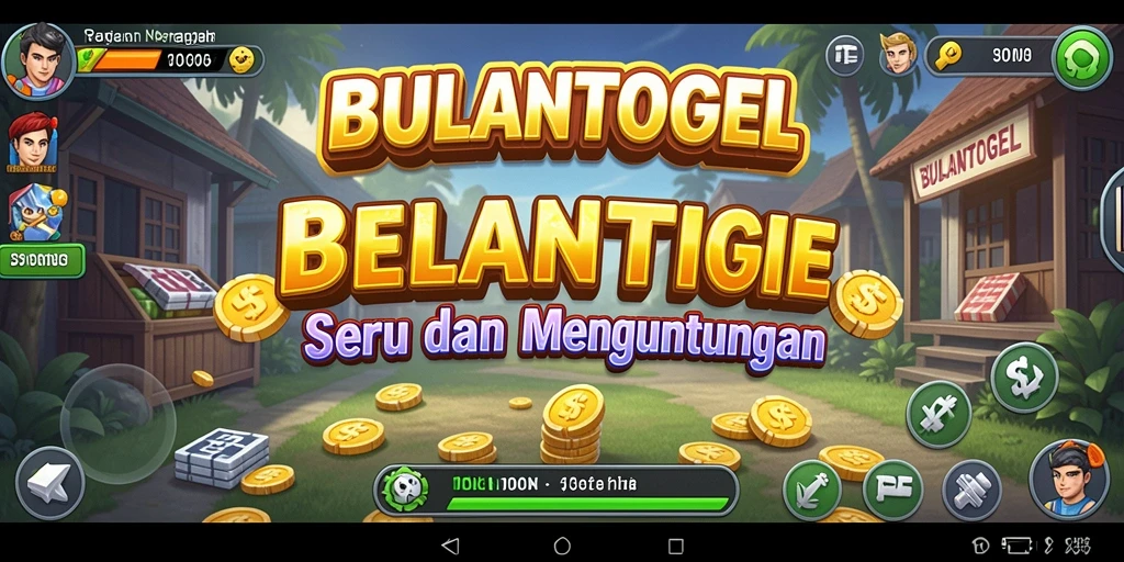 Screenshot menampilkan gameplay seru BULANTOGEL dengan elemen Idle.