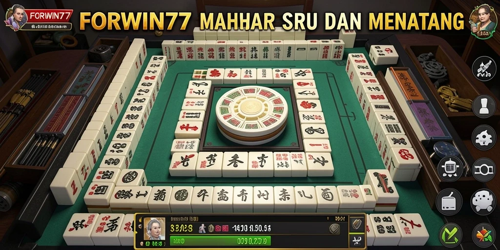 Tampilan gameplay Mahjong yang menarik dan menantang.