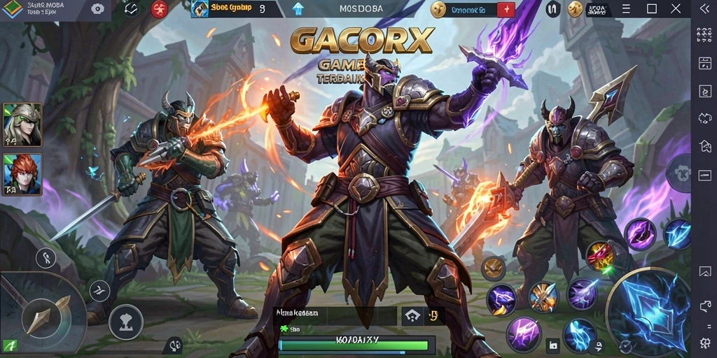 Tangkapan layar gameplay GACORX yang seru dan penuh aksi.
