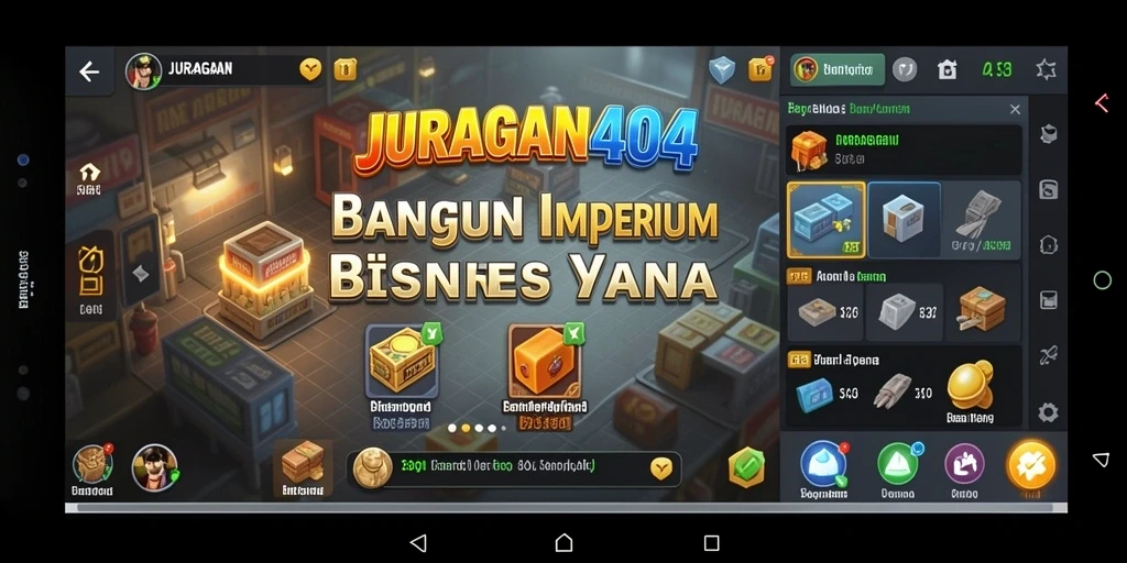 Tampilan gameplay <strong>JURAGAN404</strong> yang seru dan menarik.