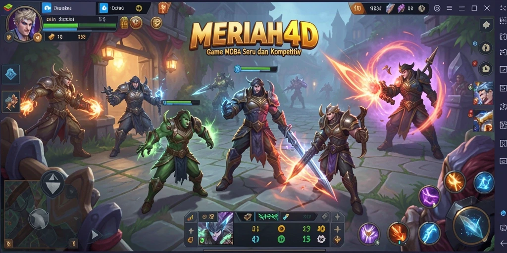Tampilan gameplay MERIAH4D yang seru dan dinamis.