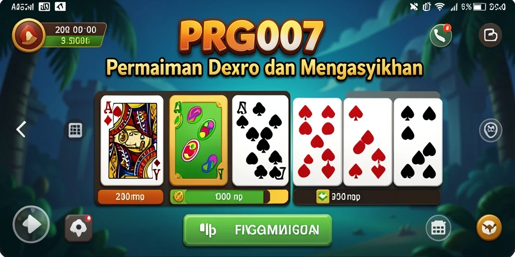 Tampilan gameplay seru dalam PRG007 dengan teman-teman.