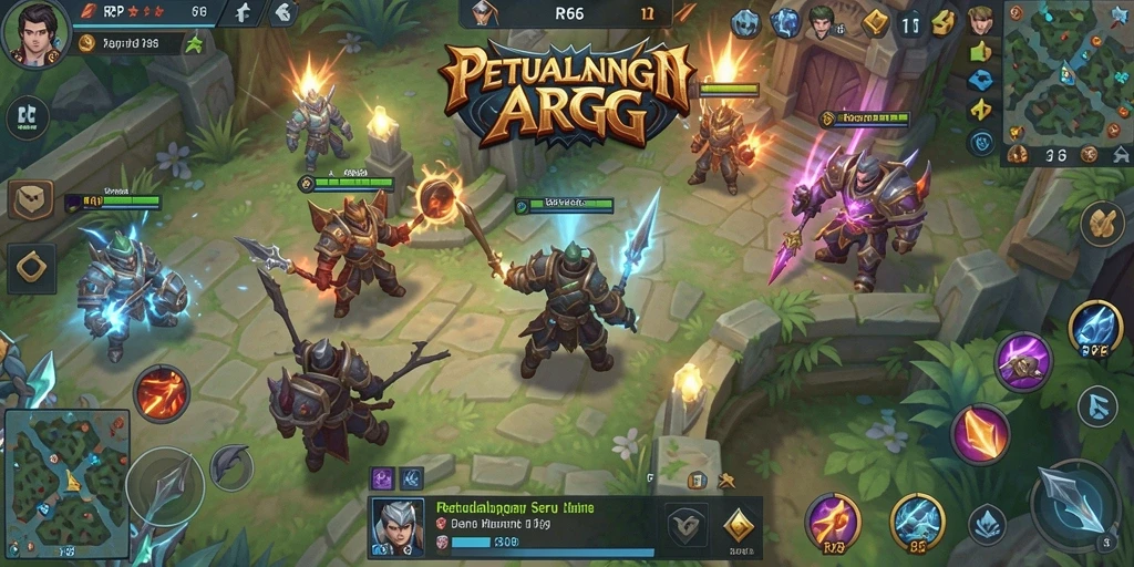 Tampilan gameplay RP66 yang penuh aksi dan petualangan seru.