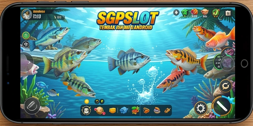 Screenshot gameplay SGPSLOT yang menampilkan asyiknya menembak ikan.