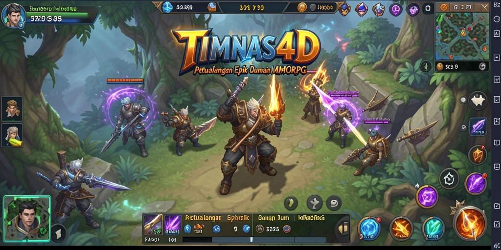 Tangkapan layar gameplay TIMNAS4D dengan aksi mendebarkan dalam pertempuran.