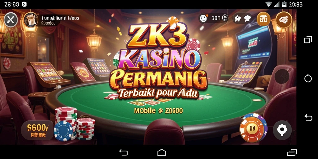 Tampilan permainannya yang menarik dan penuh warna di ZK3.